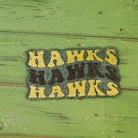 Hawks 3x Retro Font School Mascot silicone Freshie Mold