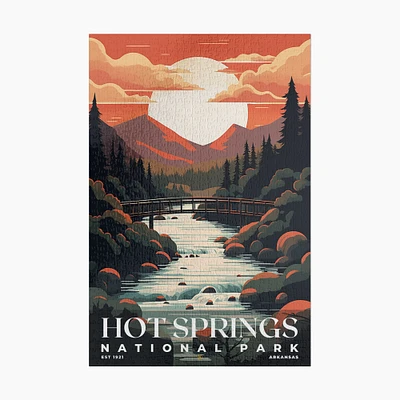 Hot Springs National Park Jigsaw Puzzle, Family Game