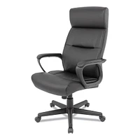 Alera Alera Oxnam Series High-Back Task Chair, Supports Up to 275 lbs, 17.56" to 21.38" Seat Height, Black Seat/Back, Black Base