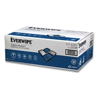 Everwipe Chem-Ready Dry Wipes, 5 x 2.16, White, 180/Roll, 6 Rolls/Carton