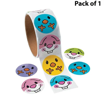 High Quality Bunny & Chick Stickers Roll