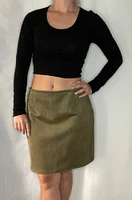 Faux Leather Mini Skirt, Pencil Skirt