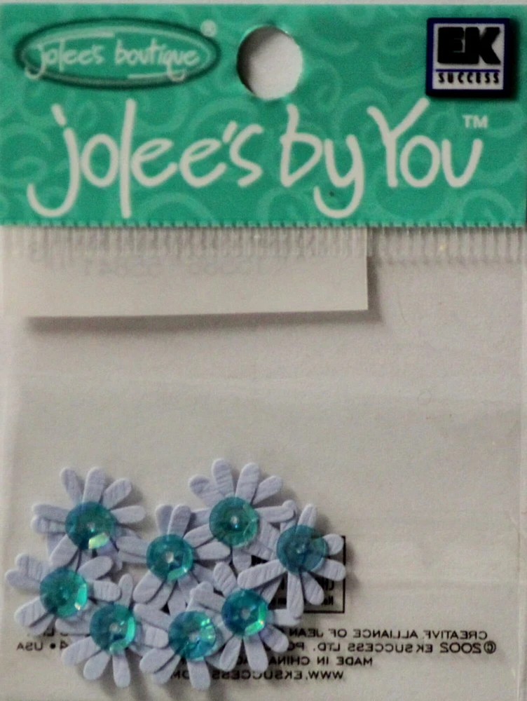 Jolee's Boutique Jolee's By You Blue Dahlia Dimensional Flowers Embellishments