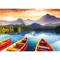 2000 piece Jigsaw Puzzles - Crystal lake, Idyllic Landscape, Mountains and Lake, Adult Puzzles, Trefl 27096