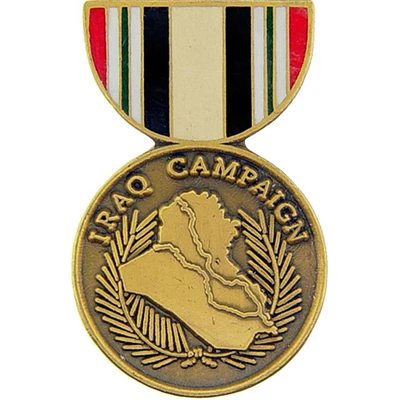 Rush Industries, INC Iraq Campaign Medal Pin