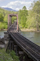 North Carolina Abandoned railroad trestle by Don Grall - Item # VARPDXUS34BJY0089