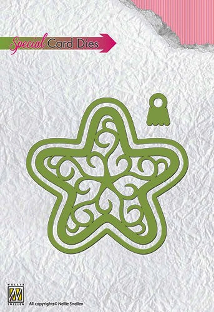 Nellie's Choice Special Card Shape Die Christmas Star