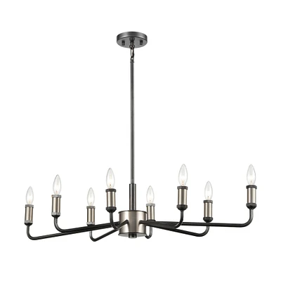 Elk Showroom Cortlandt 36 Wide 8-Light Chandelier - Iron [15397/8]