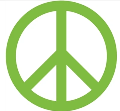Peace sign vinyl decal sticker