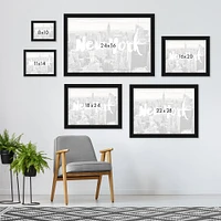 New York Skyline White by Amy Brinkman Frame  - Americanflat