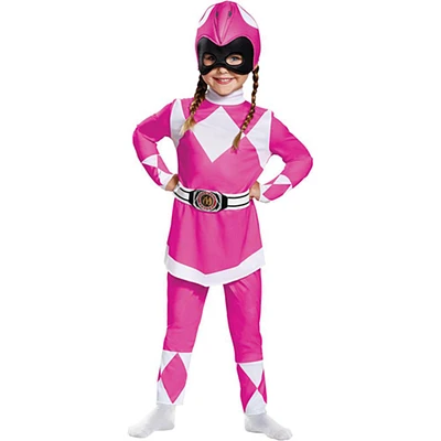 Mighty Morphin Pink Power Ranger Girls Classic  Costume, Infant 12 - 18 Months