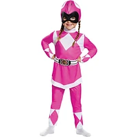 Mighty Morphin Pink Power Ranger Girls Classic  Costume, Infant 12 - 18 Months