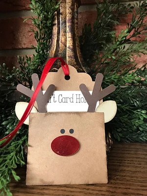 Reindeer Christmas Gift Card holder, gift card holder, gift card, Christmas, teacher gift, friend gift