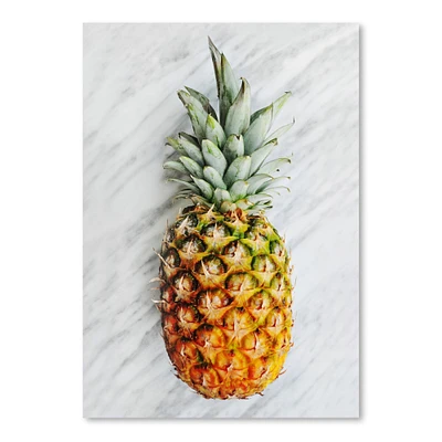 Pineapple On Marble by Emanuela Carratoni  Poster Art Print - Americanflat