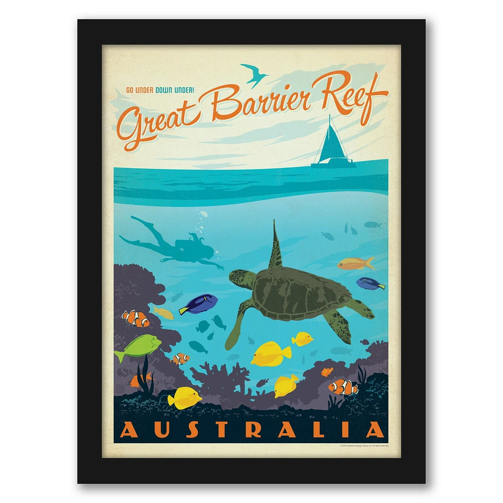 Great Barrier Reef by Anderson Design Group Frame  - Americanflat