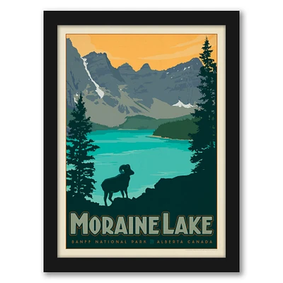 Canada Moraine Lake by Anderson Design Group Frame  - Americanflat