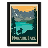 Canada Moraine Lake by Anderson Design Group Frame  - Americanflat
