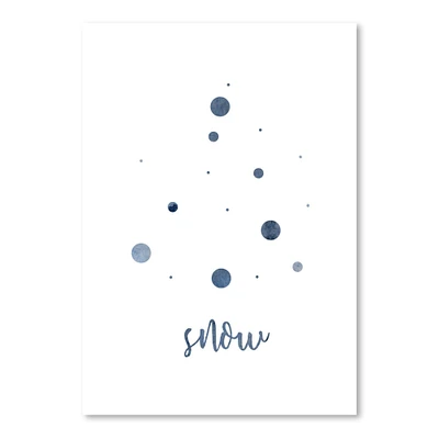 Snow Sign by Tanya Shumkina  Poster Art Print - Americanflat