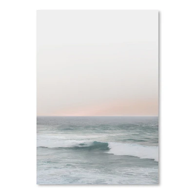 Ocean Waves On Sunset by Tanya Shumkina  Poster Art Print - Americanflat