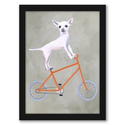 Chihuahua On Bicycle by Coco De Paris Frame  - Americanflat