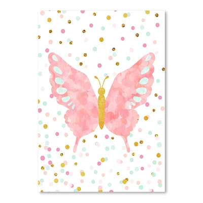 Butterfly by Peach & Gold  Poster Art Print - Americanflat