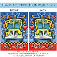 Back To School Decorative Classroom Flag