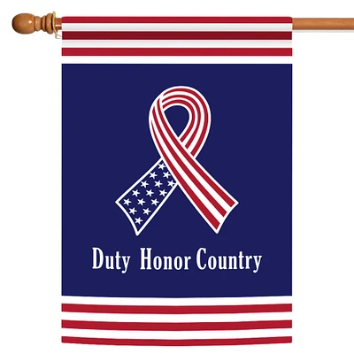 Duty, Honor, Country Decorative Patriotic Flag