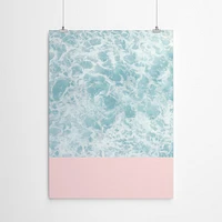 Pink On The Sea by Emanuela Carratoni  Poster Art Print - Americanflat