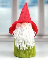 Crepe Paper Christmas Gnomes