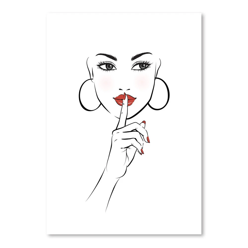 Silence by Martina  Poster Art Print - Americanflat