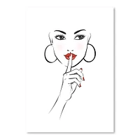 Silence by Martina  Poster Art Print - Americanflat