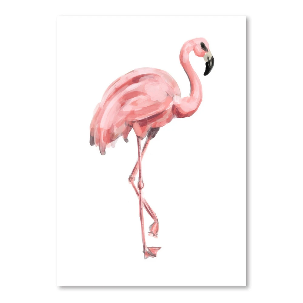 Pink Painted Flamingo by Jetty Home  Poster Art Print - Americanflat