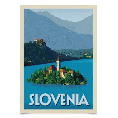 Slovenia by Joel Anderson Poster Art Print  - Americanflat