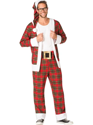 Adult Mens Hipster Mr Claus Costume