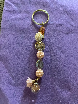 Beaded Keychain Bag Dangle Bag Charm