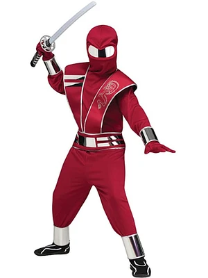 Red Reflection Mirror Ninja Boy's Costume