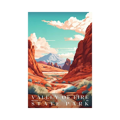 Valley of Fire State Park Poster, Travel Art, Office Poster