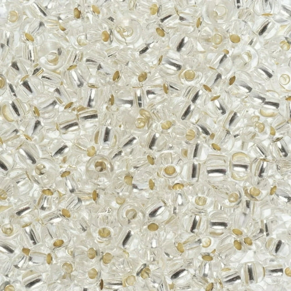 John Bead Czech 6/0 Silver-lined Glass Seed Beads, 23g