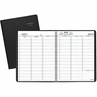 At-A-Glance Weekly Appointment Book, 11 x 8.25, Black Cover, 14-Month (July to Aug): 2023 to 2024
