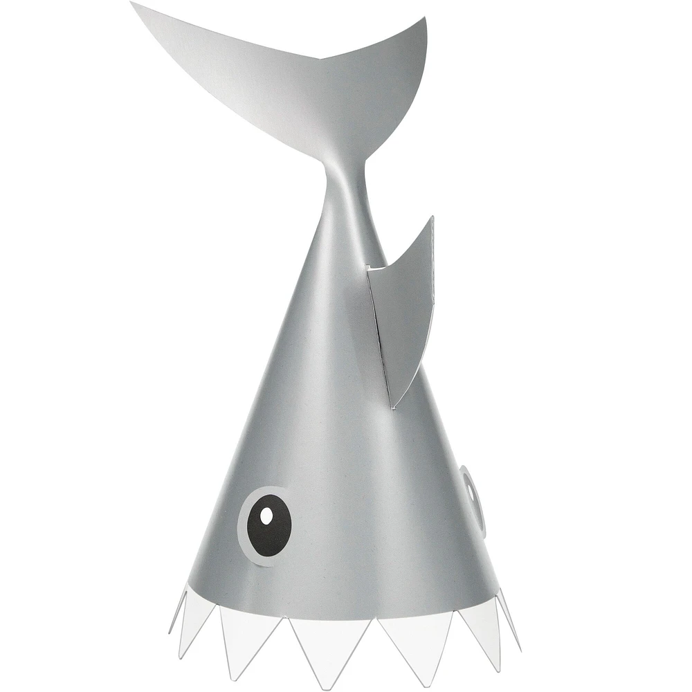 Shark Party Hats - 8ct