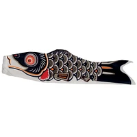 In the Breeze Koi Fish Windsock, 36-Inch, Black