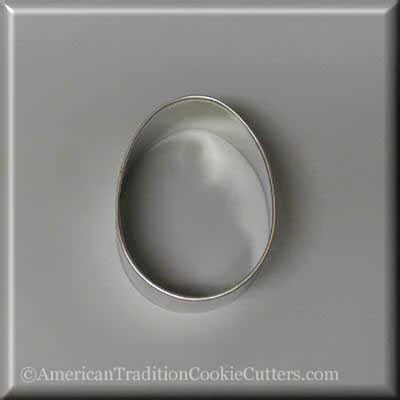 2.5" Easter Egg Metal Cookie Cutter NA2001