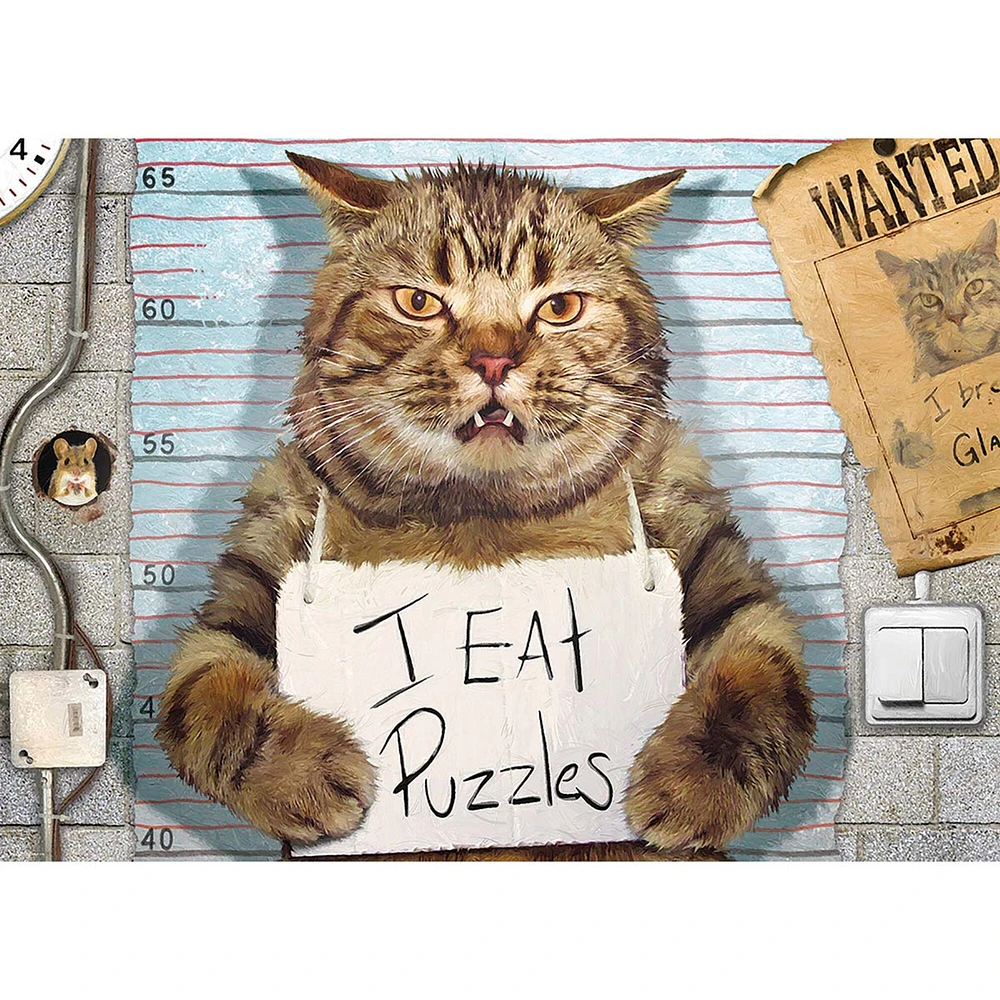 Eurographics Feline Felon Jigsaw Puzzle