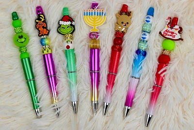 Holiday Beaded Pens