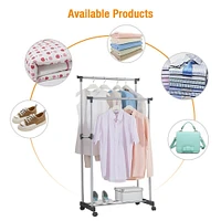 Easy to Move Garment Rack Organizer