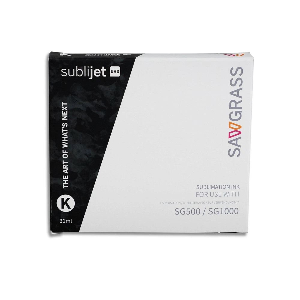 Sawgrass SubliJet-UHD Ink SG500 & SG1000 - Black (K) 31 ML