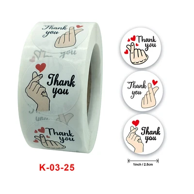 Kitcheniva 500 Pcs Thank You Stickers For Paper Bags Envelope