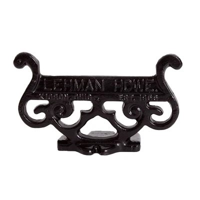 Lehman's Cast Iron Boot Scraper, Vintage Style Scroll Design to Place Outside your Door, Clean your Boots