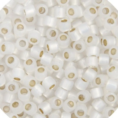 Miyuki Delica 5.2g Silver Lined Glass Beads, 11/0