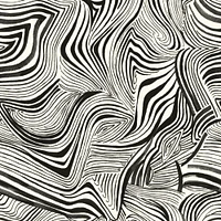 Tempaper & Co. x Novogratz Zebra Marble White & Black Removable Peel and Stick Wallpaper